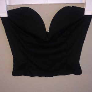 Black cropped top from Shein. Size small.
